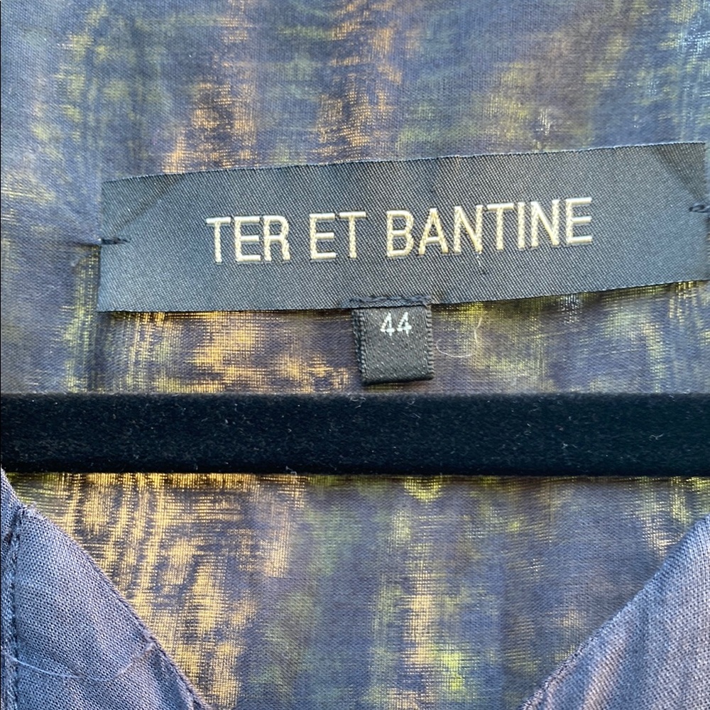 Ter et Tartine Blue Sleeveless High Low Sundress - Picture 2 of 16
